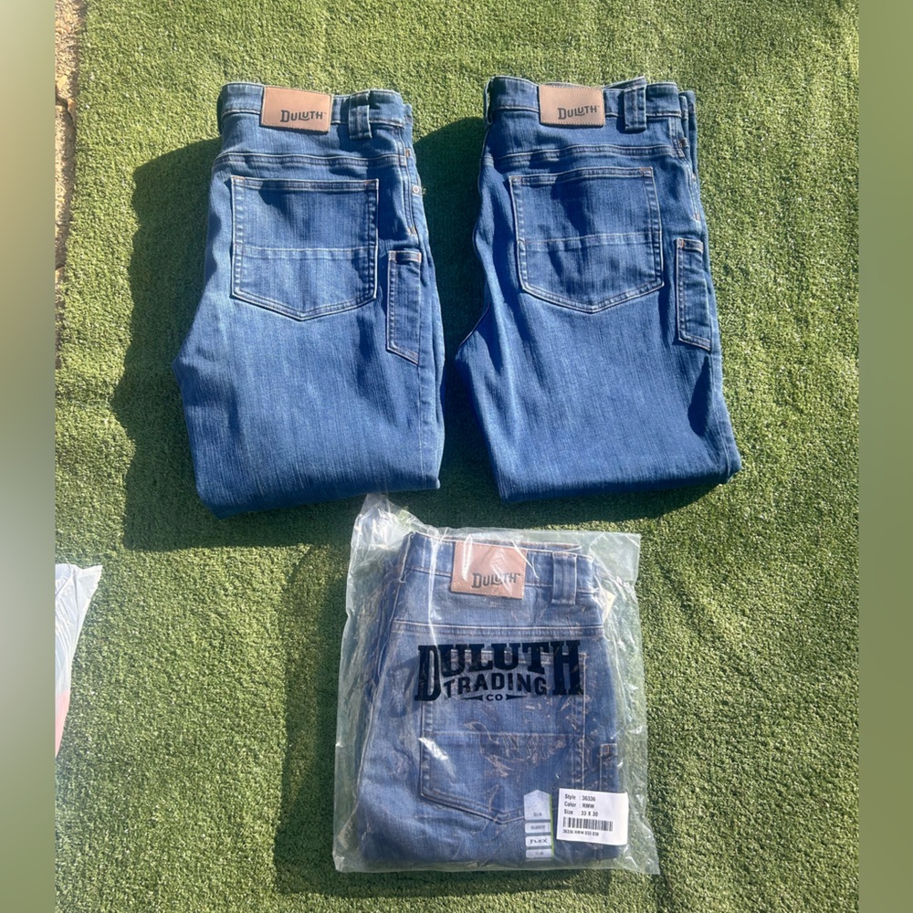 3 pairs duluth relaxed fit jeans